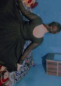 32 Kaliyo Ka Full Gher  long frock black