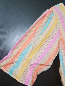 Striped Pastel Blouse