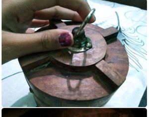 Wooden Money Bank  Water Tank Shaped