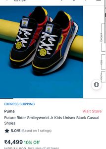 New Unisex Shoes For Children Age 3/4 Years