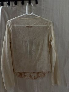 Top see through streachble