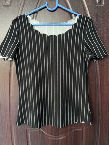 Shein Black Fitted Top