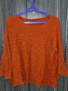 Rust Orange Colour 🍊 Top