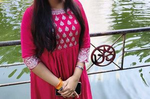 Elegant Pink Ethnic Dress
