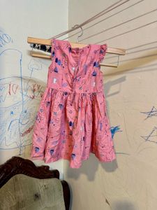 Pink Printed Dress
