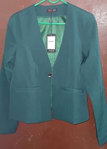 Zink London Brand Deep Green Blazer M Size