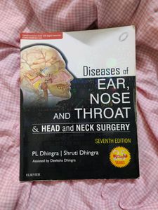 ENT book By Dr Dhingra