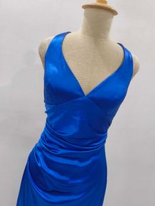 blue gown