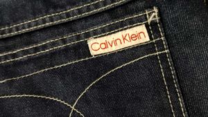 Calvin Klein Dark Blue Jeans For Men