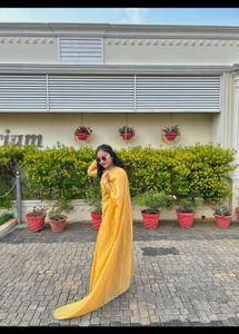 Elegant Yellow Saree