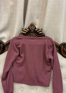 Mauve Crop Top