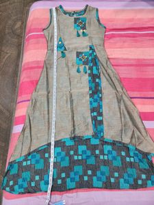 Multilayered Kurti- Green