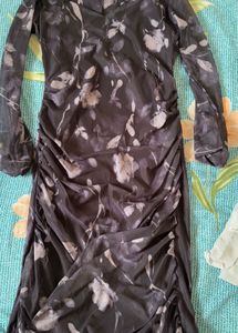 Floral Green Maxi Dress