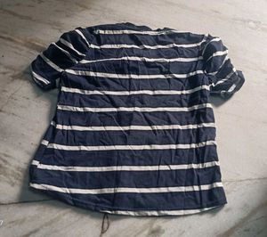 Striped Puff Sleeve Top