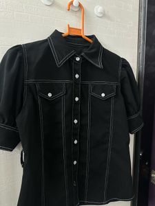 Myntra Balck Business Formal co-ord