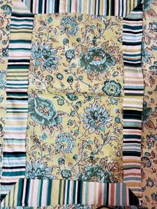 Floral Lime Green Cotton Bedsheet