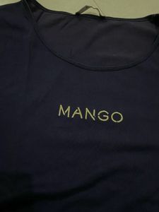 Mango Navy Blue Tee/ T-shirt