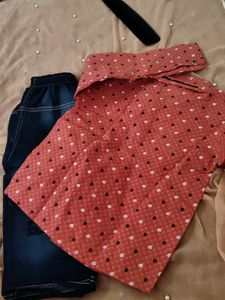 Boys&#39; Cute Patterned Shirt