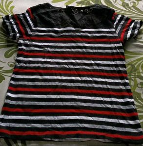 Striped Short Sleeve Tee