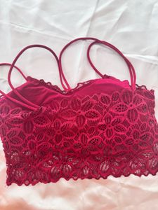 Red Bralette Top