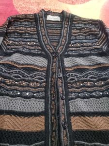 Striped Knit Cardigan