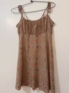 Floral Print Mini Dress