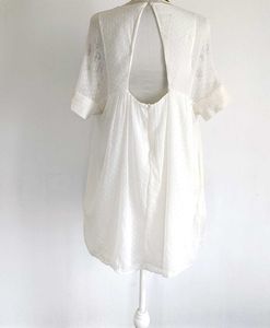 Zara Embroidered Dress lined with Slip Insert