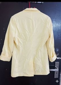 Versace Inspired Yellow Blazer