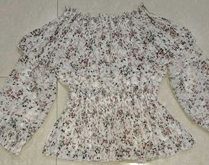 Off Shoulder Top Full Sleeves