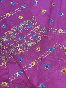 🩷Pure Cotton Embroidered Dress Material