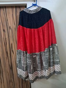BOHO TIERED MAXI SKIRT
