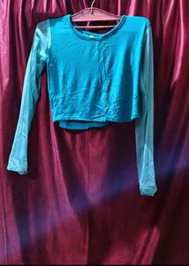 Teal Embellished Indian Outfit