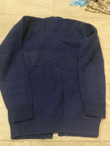 Classic Navy Blue Cardigan
