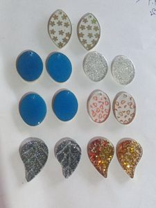 Combo Of 7 Resin Pendant Or Earrings Without Hook