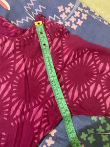 pure Cotton Kurta Set With Dupatta