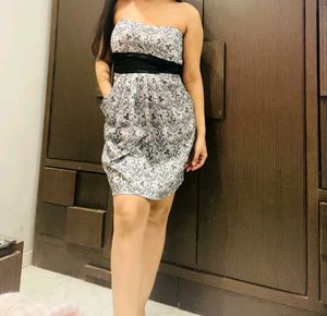 Satin Silk Beautiful Bustier Dress