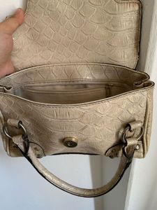 Guess Y2K Handbag, Embossed Cream💛
