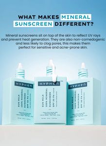 Hyphen 100% MINERAL SUNSCREEN SPF 50 PA+++