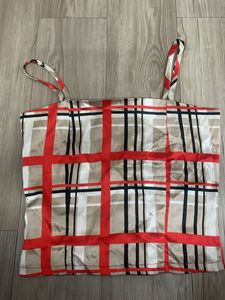 Stylish Plaid Button-Front Top