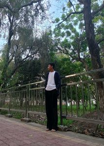 Black Baggy Corduroy Pants