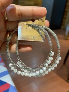 Hoop Earrings with Beads