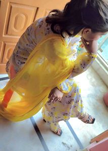 Long Kurta With Duppatta And Trouser