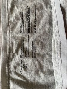 Calvin Klein Gray Cotton Underwear