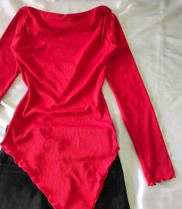 Pinteresty Side Cut One Shoulder Top ❤️
