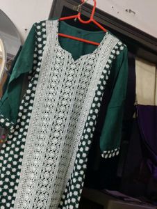 Elegant Green Kurta Set