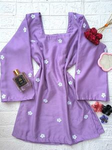 Corset Back Festive Kurti 🪻