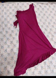 💗 Fuchsia Ruffle Dress 💗