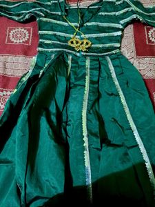 Green Ethnic Gown