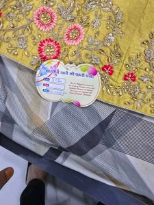 Yellow Embroidered Lehenga Choli