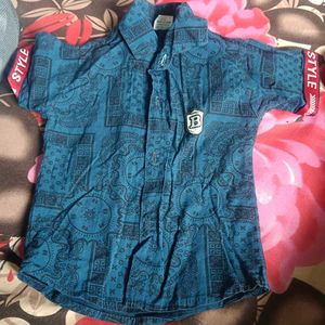 Cute Cat Print Baby Top